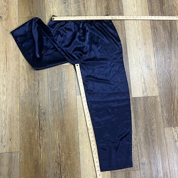 Victorias Secret VTG Gold Label 2 Pc Floral Satin Pajama Set Womens S 90s Lounge - Picture 10 of 10